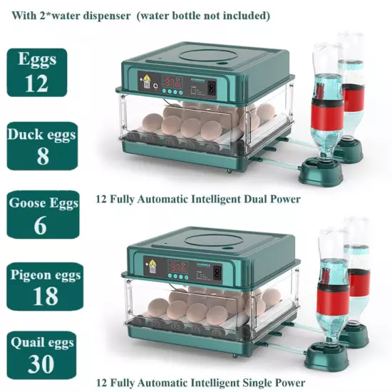 Egg Incubator for Hatching Egg Full Automatic Turning Duck Chicken Quail Egg