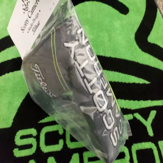 Scotty Cameron 2018 Club Cameron SC Putter head cover Gray Headcover NIB⛳⛳⛳