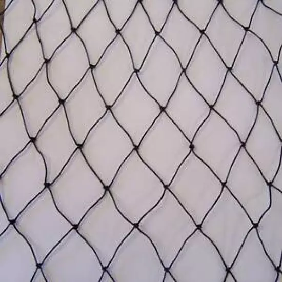 25' x 7' Batting Cage Netting 1 3/4" Black Nylon #15 