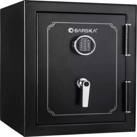 Barska Heavy Duty 2.6 Cubic Feet Fireproof Vault Safe, 2 Shelves, AX13102