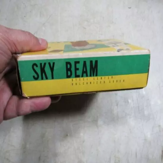 Vintage 1950's Sky Beam Golf Balls 1 Dozen Full Box Japan Rare Steel Center 