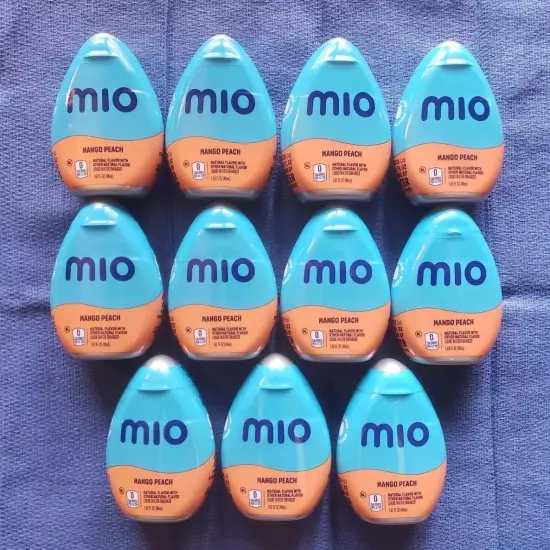 11 Count, Mio Mango Peach Water Enhancer Liquid Drink Mix - 1.62oz