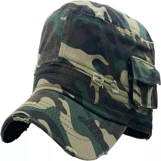 Military Hat Army Cadet Patrol Castro Cap Men Women Golf Driving Summer Castro