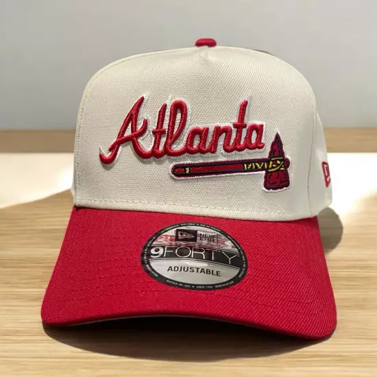 New Era Snapback Atlanta Braves - Cream & Red Special Edition 1992 World Series 