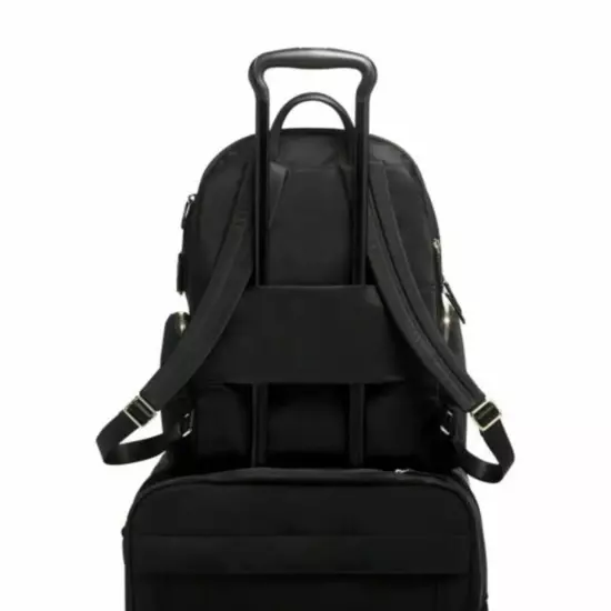 Tumi Voyageur Carson Backpack Black/Gold Hardware