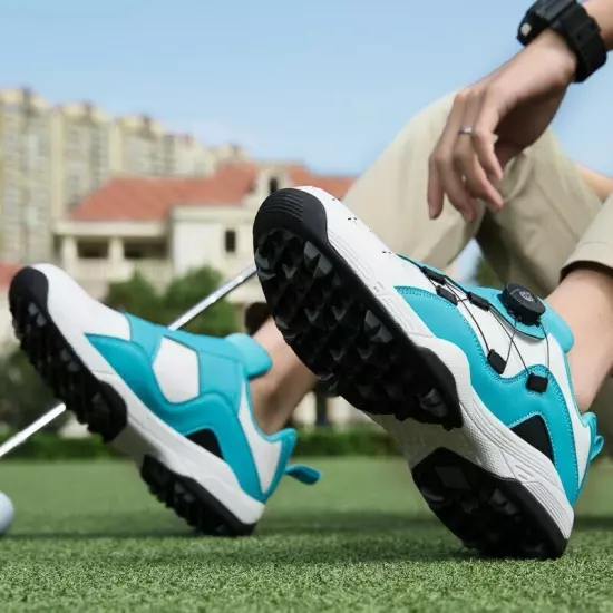 Men's and Women's Waterproof Golf Shoes Outdoor Non-slip Golf Training Shoes