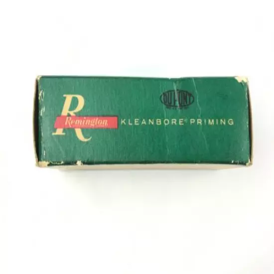 Remington .32 Long Colt EMPTY Ammo Box Green 1732 Man Cave Decor 2987-QQ