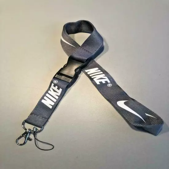 Nike Lanyard Detachable Keychain Badge ID Holder Phone Strap Multi Color