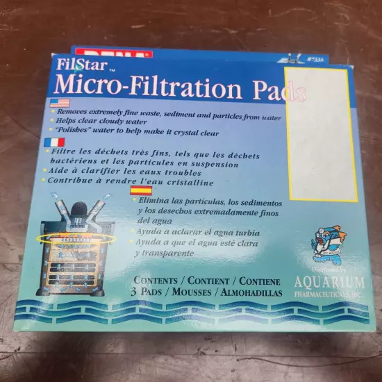 API Micro Filtration Pads for Rena Filstar XP Filter Pack of 3 Pads #733A