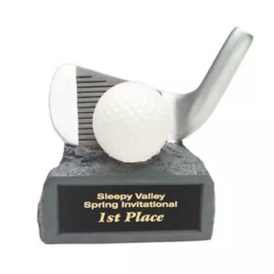 Golf Resin Award Trophy - Engraved FREE Trophies Awards