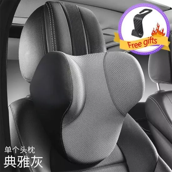 Neck Pillow Car Seat Pillow Support Auto Lumbar Cushion Car Headrest Support