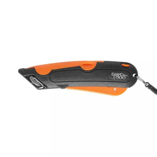 Easy Cut Safety Box Cutter Knife Easycut 1000 Orange (Pack of 2 Cutters)