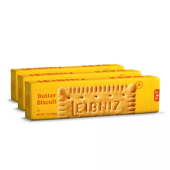 Leibniz Butter Biscuit Cookies (3 Boxes) | Our Classic Original Buttery Biscuits