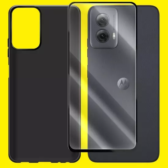 Anti-Bubble Screen Protector Cover Case f Motorola Moto G Power 5G 2024 XT2415-1