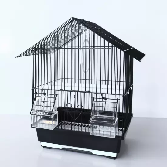 House Style Black Bird Cage