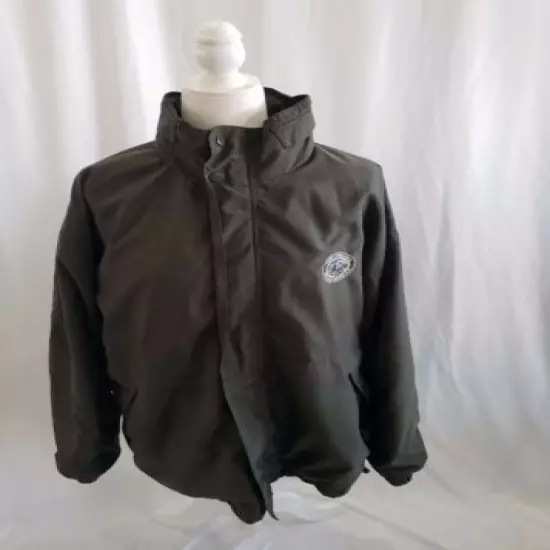 Fuzzy Zoeller's Men's Green Zipper Covered Bridge Golf Club Golf Jacket Large