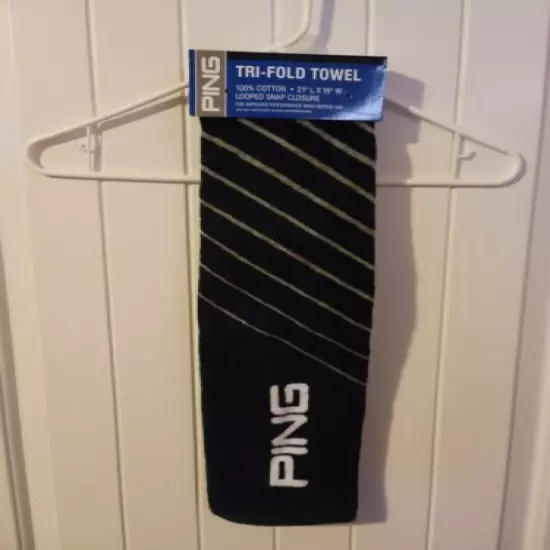 NEW Ping Tri-Fold Golf Towel -