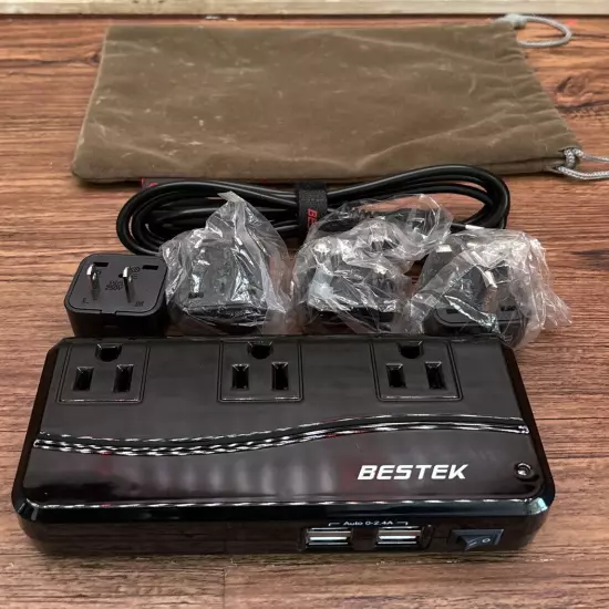 Bestek Universal Travel Adapter Power Voltage Converter MRJ201GU