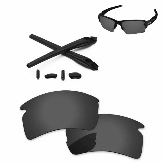 Lensology Polarized Replacement Lenses & Kit For-Oakley Flak 2.0 XL OO9188 - Opt