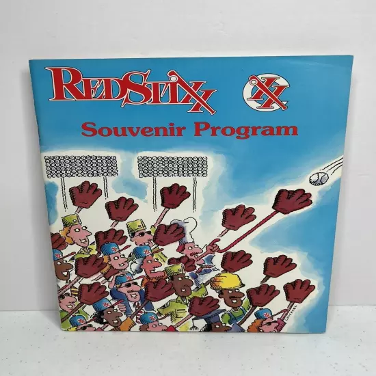 Columbus Redstixx 1992 Souvenir Program Minor League Baseball Vintage Ships Fast