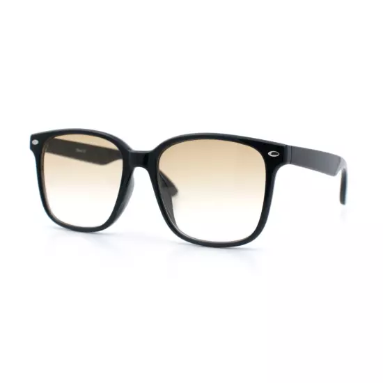 Retro Hipster Photochromic Lens Oversize Horn Rim Plastic Sunglasses