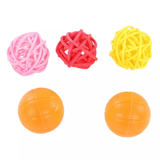 Parrot Bird Toys Set Colorful Basketball Skateboard Relieve Anxiety Puzzle Toy