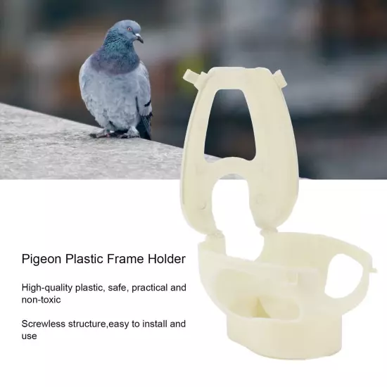 Pigeon Plastic Frame Holder Medicines Feeders Holder For Young Racing Pigeon