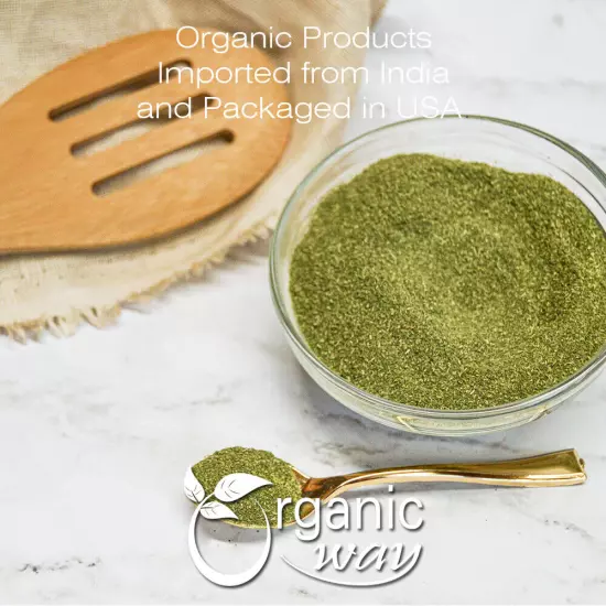 Organic Way Gotu Kola Powder - Organic, Kosher & USDA Certified