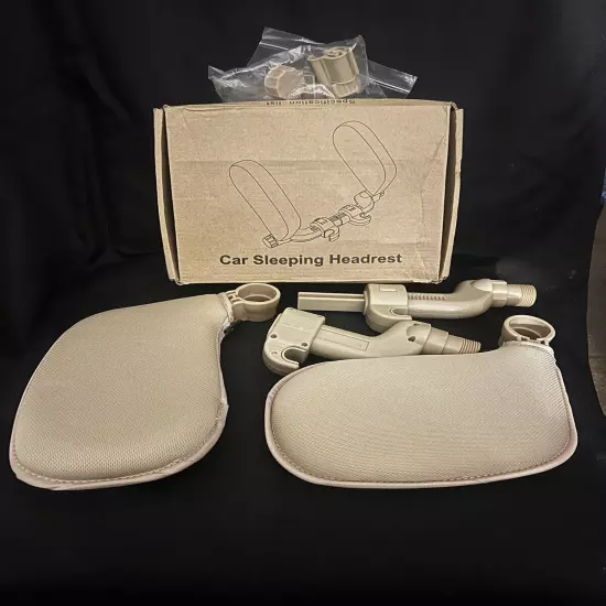 Car sleeping headrest - Beige