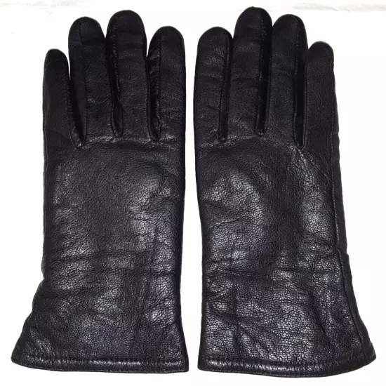 Merona lined black leather gloves w/40g Thinsulate womens size S-M