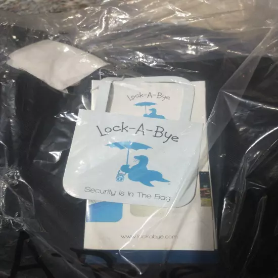 Lock-A-Bye Security Tote Bag To Protect All Your Valuables While On The Go New