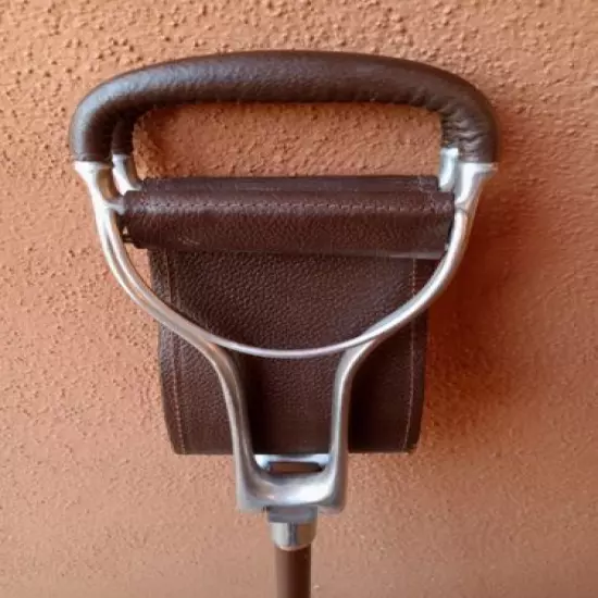 TIRION SEAT STICK LEATHER & ALUMINIUM HUNTING SPORTS FATHERS DAY