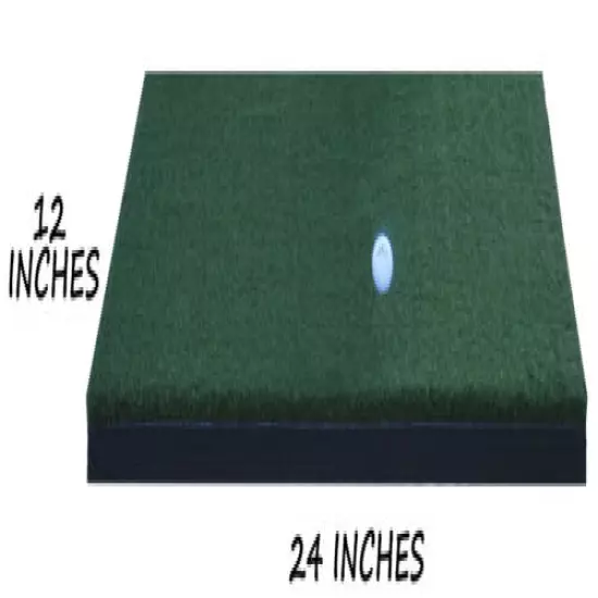 1' x 2' Nylon Golf Mats Turf Chipping Driving Range Practice Mat Training Aid 