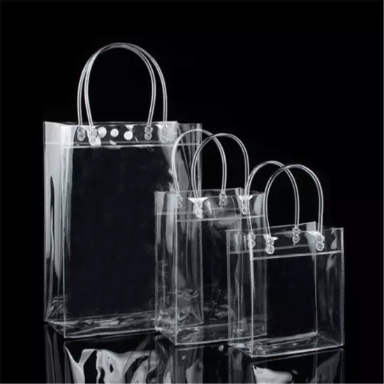 New Clear Tote Bag Transparent Purse Shoulder Handbag Stadium Approved Hot S/M/L