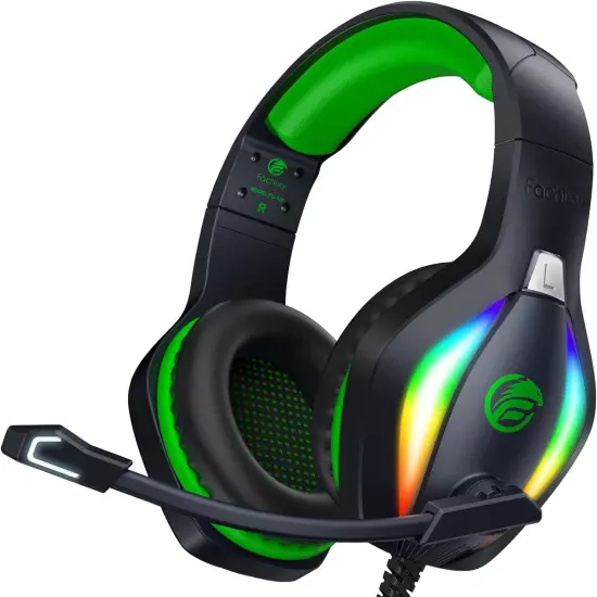 Cascos Gamer Auriculares Audifonos Gaming PS4 PC Xbox One 360 Microfono LED 