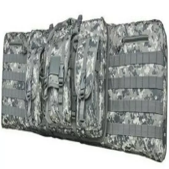 VISM Double Carbine Case 52" Dual Rifle Range Bag Shooting Hunting Tactical ACU~