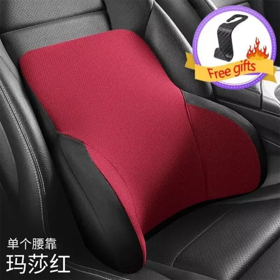 Neck Pillow Car Seat Pillow Support Auto Lumbar Cushion Car Headrest Support