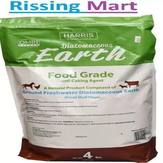 Harris. Products Group Diatomaceous Earth Food Grade Natural, 4 lb