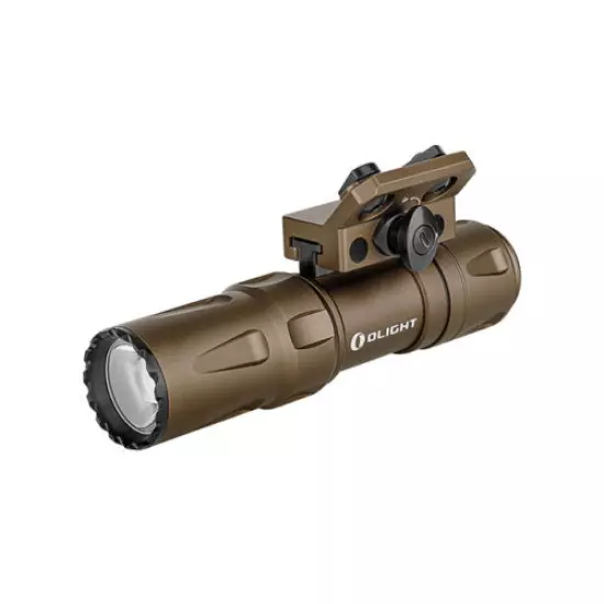 Olight Odin Mini Desert Tan Rechargeable M-LOK Rail Mounted Light 1250 Lum, 240M