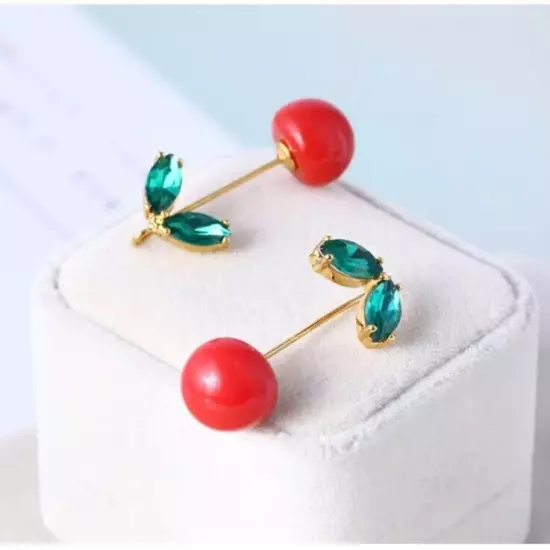 Kate Spade New York Red cherry Lovely Earrings