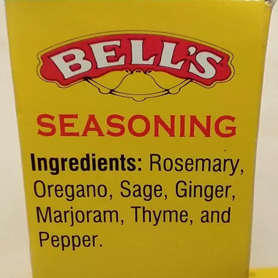 Bell's All Natural Salt Free Seasoning, 1oz, BB 9/2025, Lot of 5