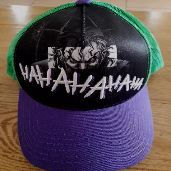 The Joker Ha HaHa Snapback Trucker Embroidered Hat DC Comics BatMan FREE SHIPPIN