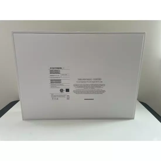 Apple MacBook Pro 14” 16GB memory 512 GB SSD MODEL A2442 BOX ONLY LOOK!!!