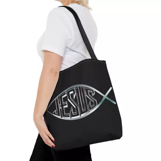 Tote Bag (AOP) - Jesus Fish