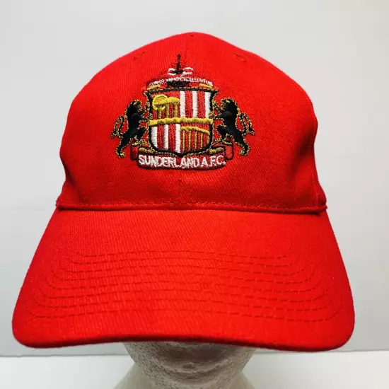 Sunderland AFC Hat Cap Adjustable OSFM Red Football Soccer