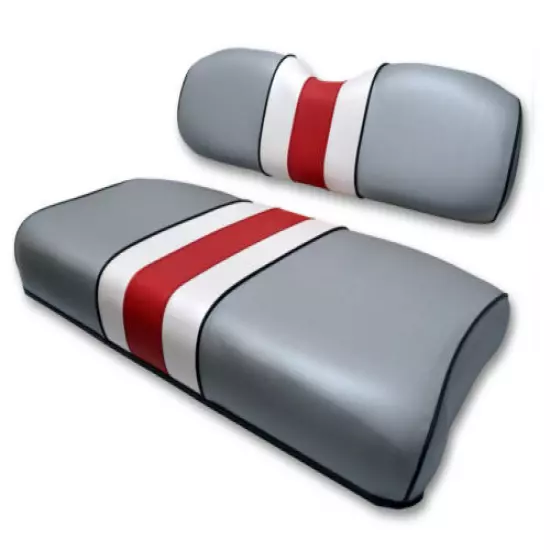 Golf Cart Custom Seat Covers with Helmet Stripe Club Car Precedent 40+ Colors