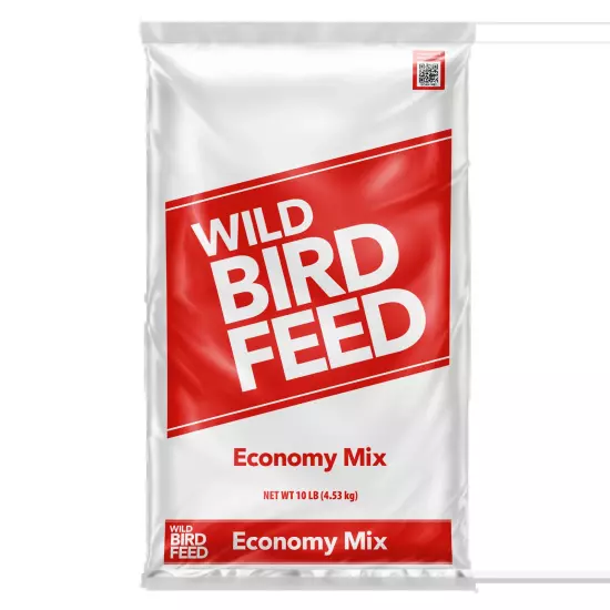 Economy Mix Wild Bird Feed, Dry, 1 Count per Pack, 10 Lb. Bag