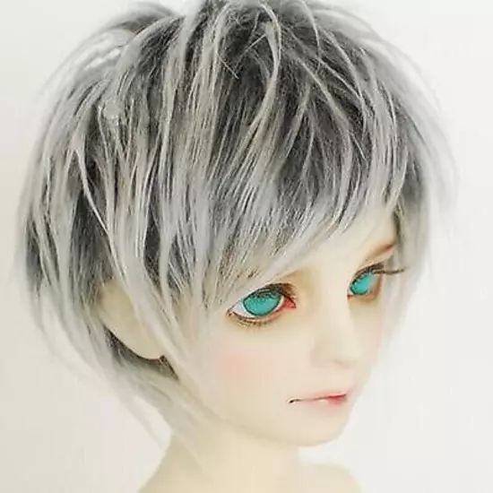 Handmade Toy 1/12 1/8 1/6 1/3 1/4 Doll Wig BJD/SD Doll Props Short Hair 1 Pcs