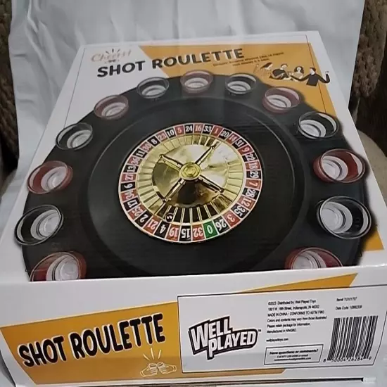 Shot Roulette Cheers New in Box