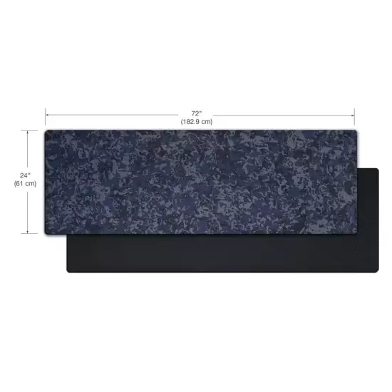 Blue Camo 72 In. X 24 In. Foam Multi-Use Fitness Mat (12 Sq. Ft)